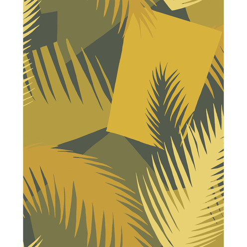 Deco Palm - Yellow By Cole & Son