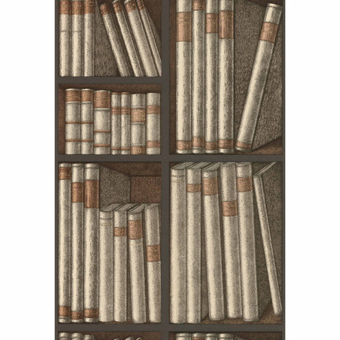 Ex Libris - Oat/Charcoal By Cole & Son