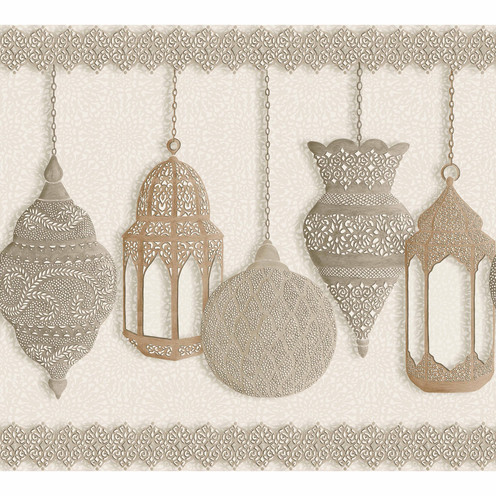 Fez - Gilver & Parchment By Cole & Son