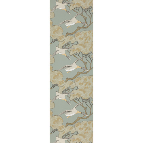 Flying Ducks - Slate Blue By Mulberry