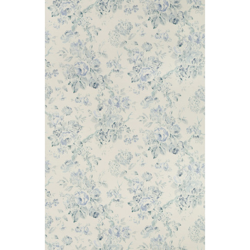 Garden Roses Wp - Aqua/Blue By Lee Jofa