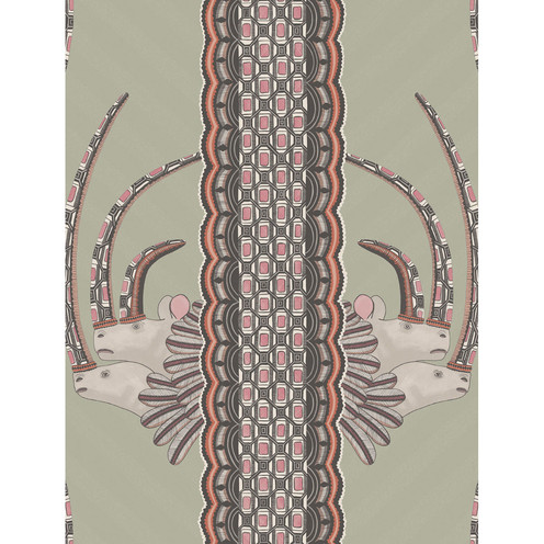 Jabu - Olive & Pink By Cole & Son