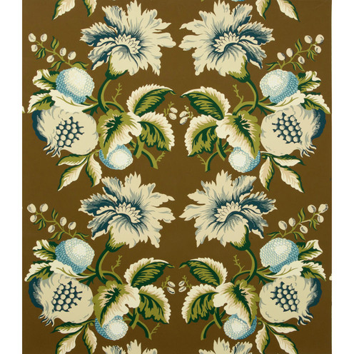 Jessup Paper - Sepia/Indigo By Lee Jofa