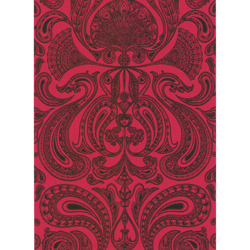 Malabar - Red/Bla By Cole & Son
