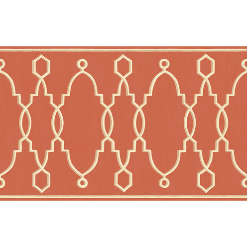 Parterre Border - Red By Cole & Son