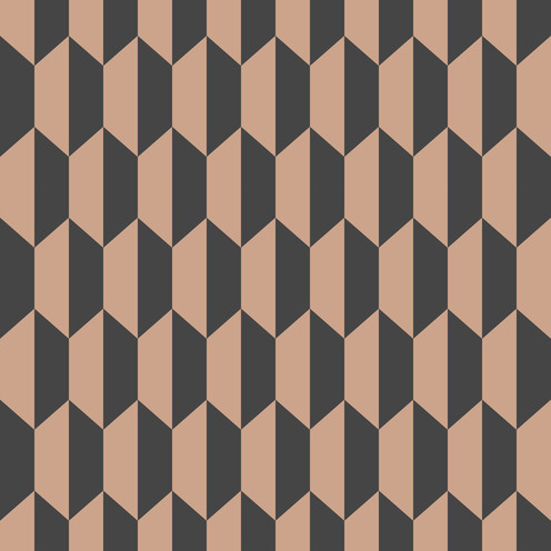 Petite Tile - Charcoal/Bronze By Cole & Son