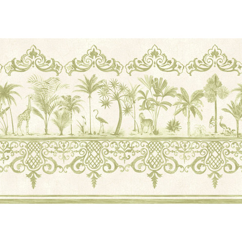 Rou Border - Old Olive By Cole & Son
