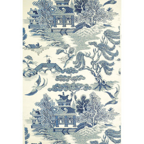Willow Lake - Blue/Cream By Lee Jofa