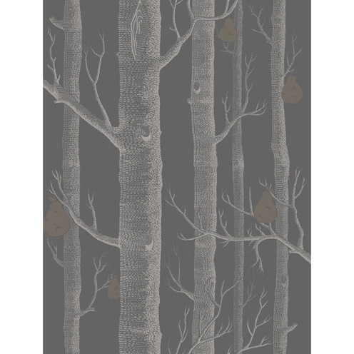 Woods & Pears - Gilver/Black By Cole & Son