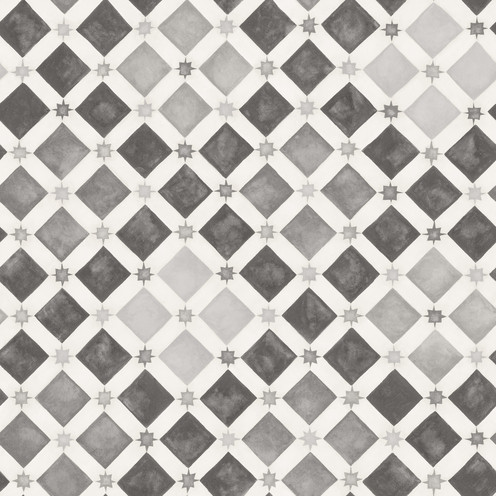 Zellige - Soot & Snow By Cole & Son