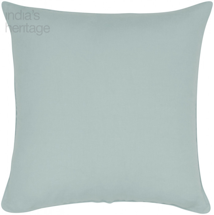 Ellora Casa by India's Heritage Mosaic Blue Kendall Linen Cotton Pillow