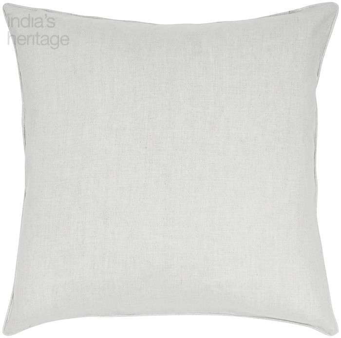 Ellora Casa by India's Heritage Natural Kendall Linen Cotton Pillow