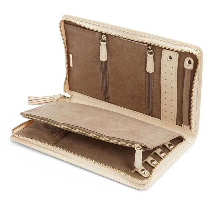 WOLF Caroline Large Jewelry Portfolio in Ivory