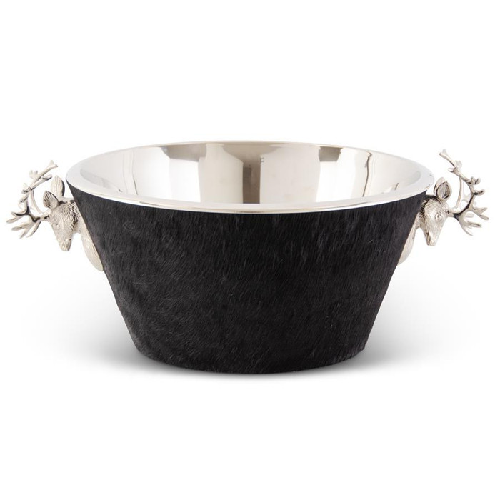 23 Inch Silver Beverage Bucket by K&K Interiors