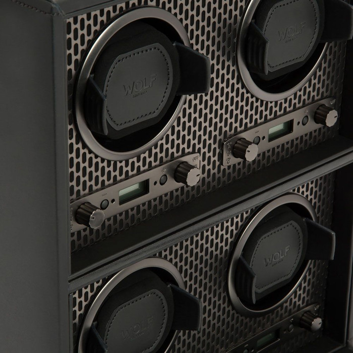 WOLF - Axis 4 Piece Watch Winder in Powder Coat
