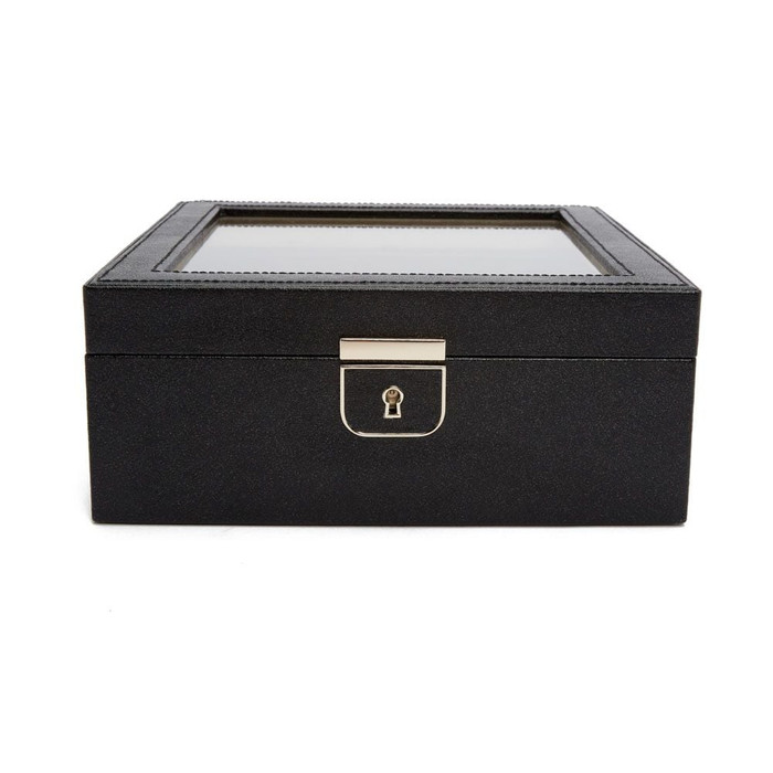 WOLF - Palermo 6 Piece Watch Box in Black Anthracite