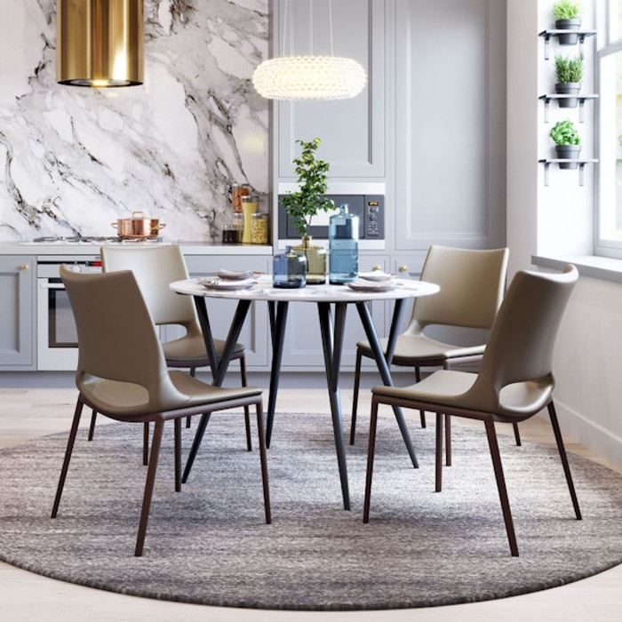 Zuo Modern - Ace Dining Chair Brown & Walnut
