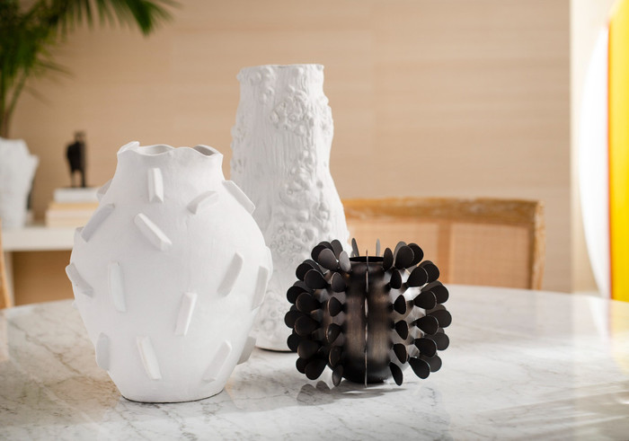 Villa & House - Bracque Large Vase - Cool White