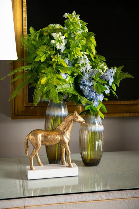 Palfrey Statue, Gold Leaf