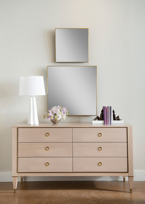 Villa & House - Clarence Medium Mirror - Polished Brass