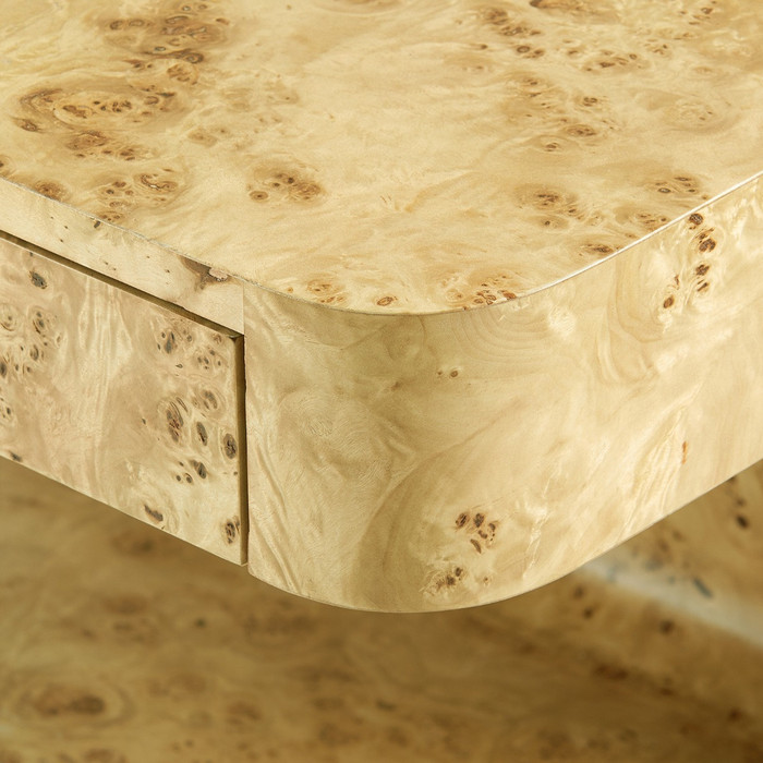 Villa & House - Emil 2-Drawer Side Table - Burl