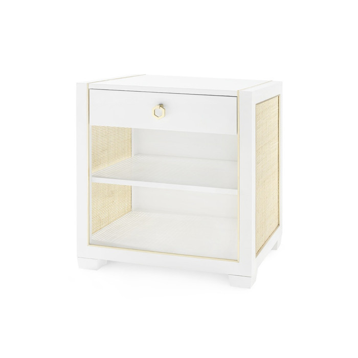 Villa & House Karen 1-Drawer Side Table Vanilla