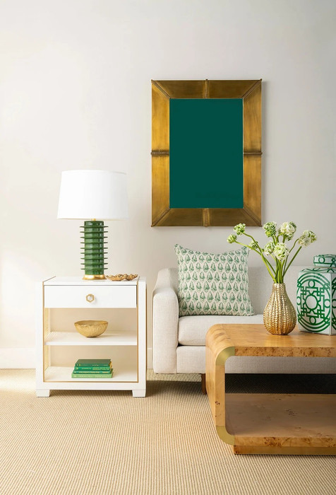 Villa & House Karen 1-Drawer Side Table Vanilla
