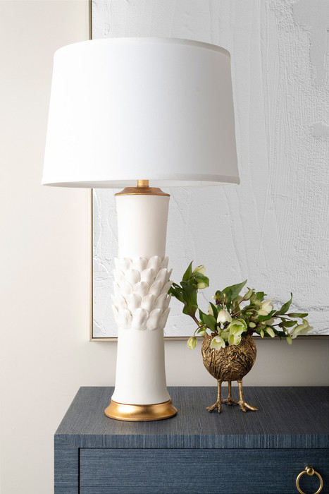 Villa & House - Jasmine Lamp Shade, Blanc de Chine
