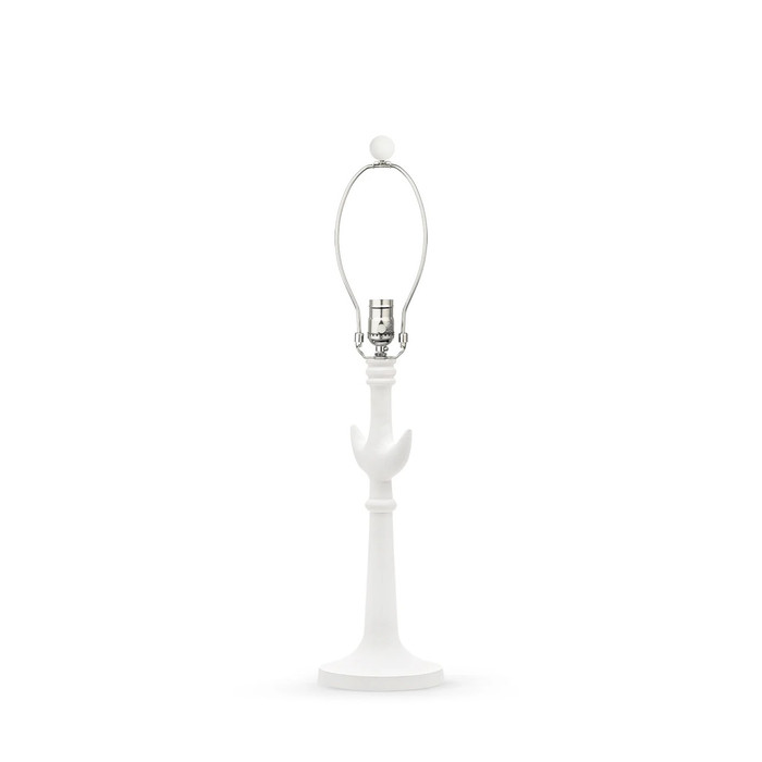 Villa & House - Luna Lamp Without Shade, Plaster White
