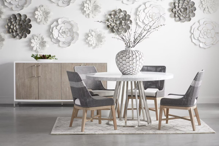 Essentials For Living - Tapestry Dining Chair in Dove Flat Rope
