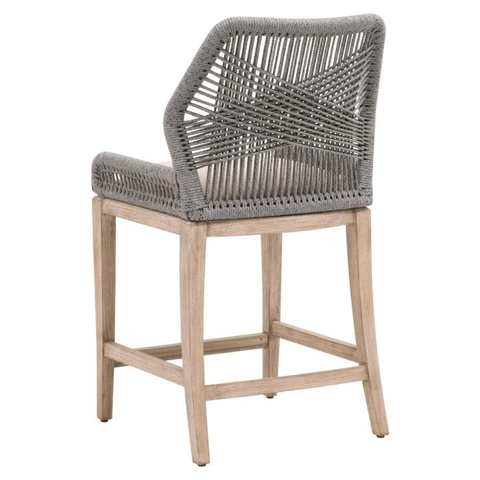 Essentials For Living - Loom Counter Stool in Smoke Gray