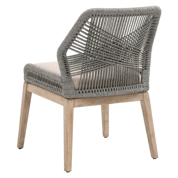 Loom Dining Chair Platinum Rope