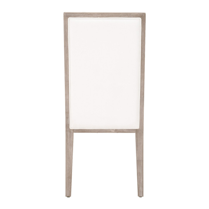 Essentials For Living Martin Dining Chair in LiveSmart Peyton Pearl, Natural Gray (Set of 2)