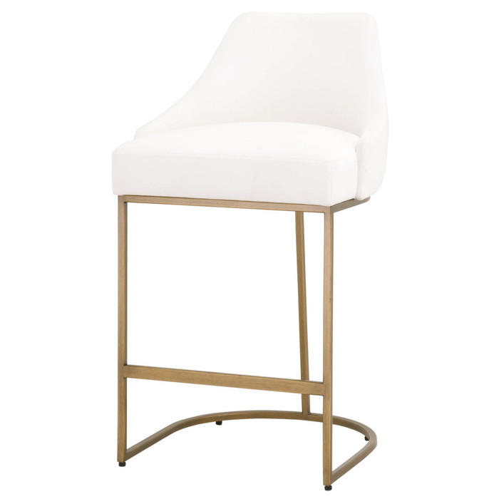 Essentials For Living - Parissa Counter Stool in LiveSmart Peyton-Pearl, Set of 2