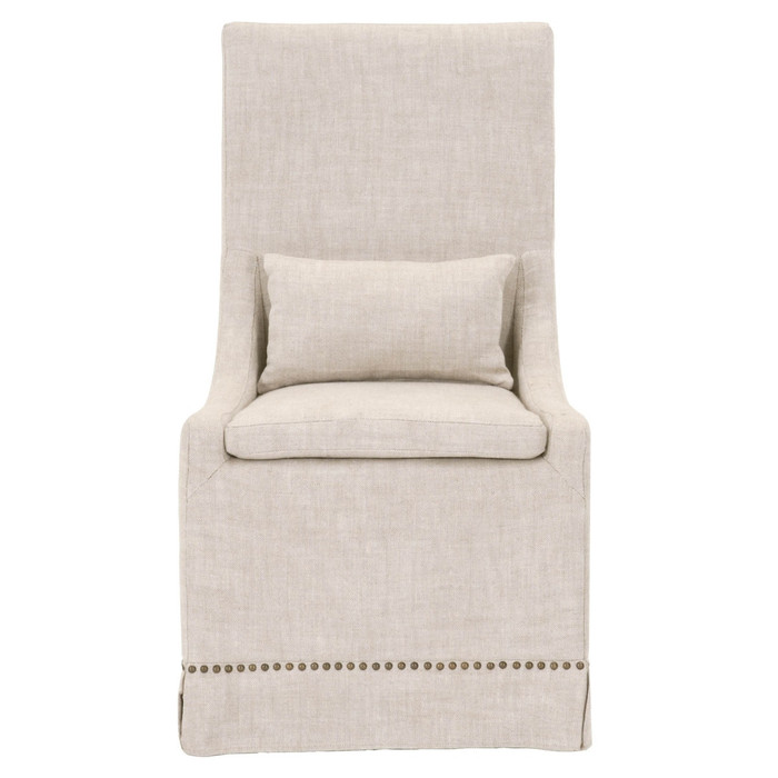 Essentials For Living Colleen Dining Chair in Performance Bisque French Linen (Set of 2)