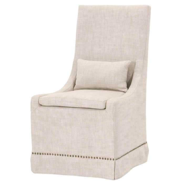 Essentials For Living Colleen Dining Chair in Performance Bisque French Linen (Set of 2)