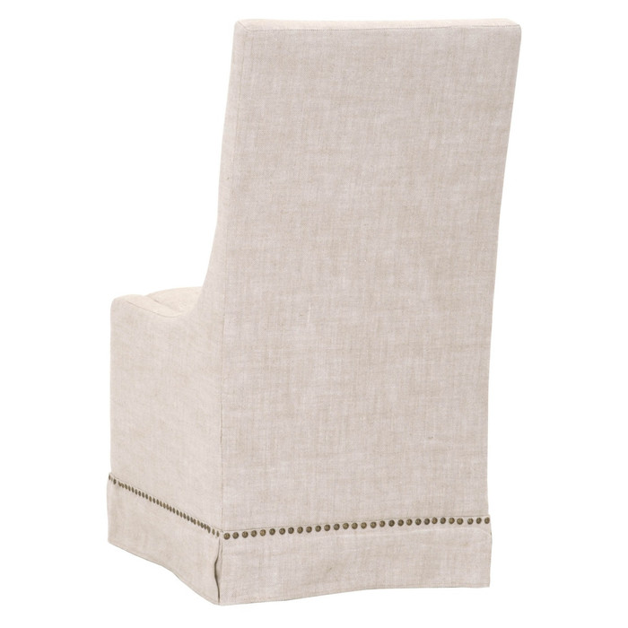 Essentials For Living Colleen Dining Chair in Performance Bisque French Linen (Set of 2)