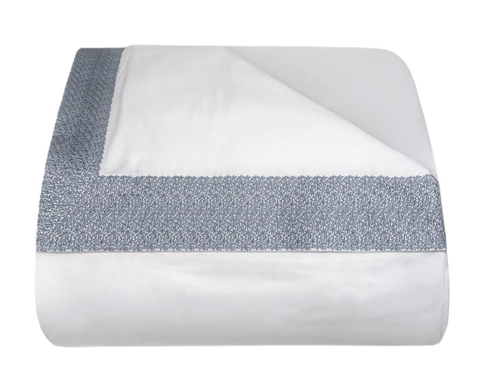 Bovi - Malone Collection - MALONE Twin duvet cover white/french blue