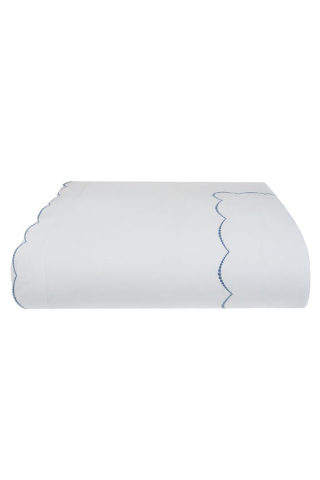 Bovi - Nazare Collection - NAZARE Full duvet cover white/french blue