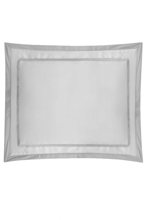Bovi - Simone Collection - SIMONE Euro shams white/silver