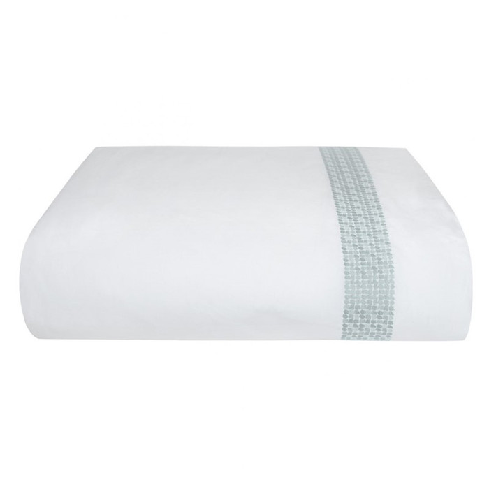 Bovi - Lagos Collection - LAGOS Twin duvet cover White/aqua