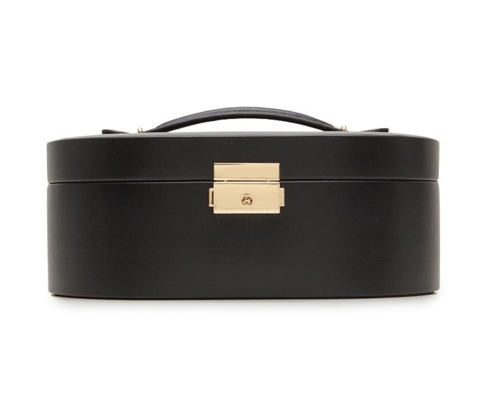WOLF - Heritage Oval Jewelry Box in Black