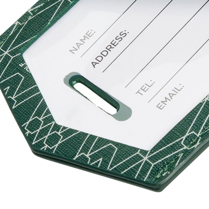WOLF - Signature Luggage Tag in Green
