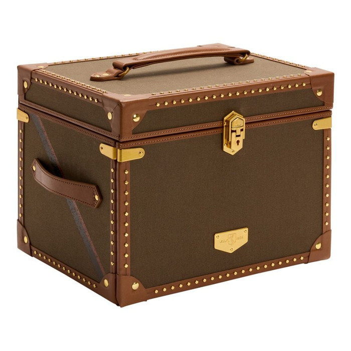 WOLF - Ida Trunk Jewellery Box in Khaki