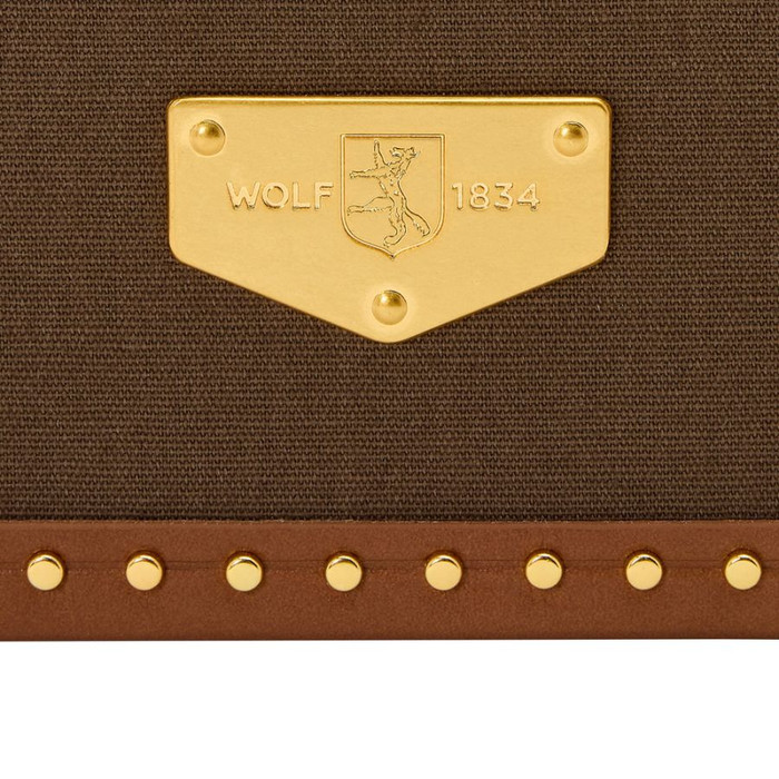 WOLF - Ida Trunk Jewellery Box in Khaki