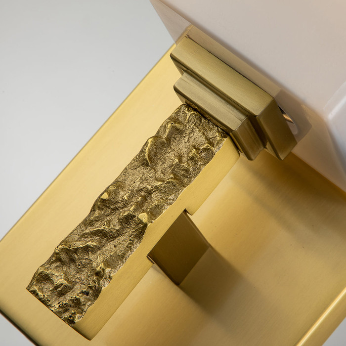 Jack 1 Light Bath Bar in Aged Brass By Lucas + McKearn