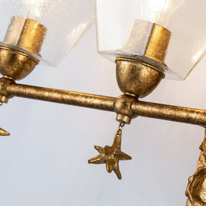 Star 4 LT Bath Bar in Gold By Lucas + McKearn