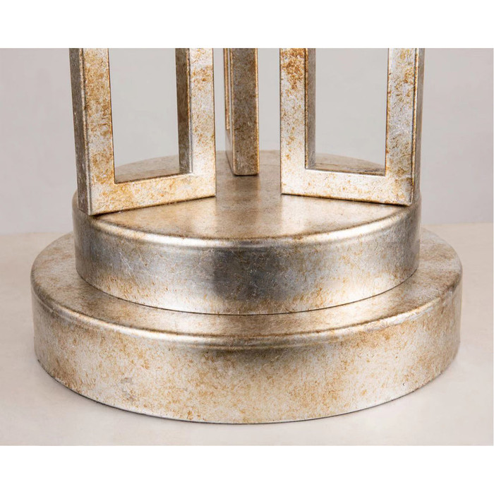 Lucas + McKearn Lemuria 33 Inch Table Lamp in Antique Silver