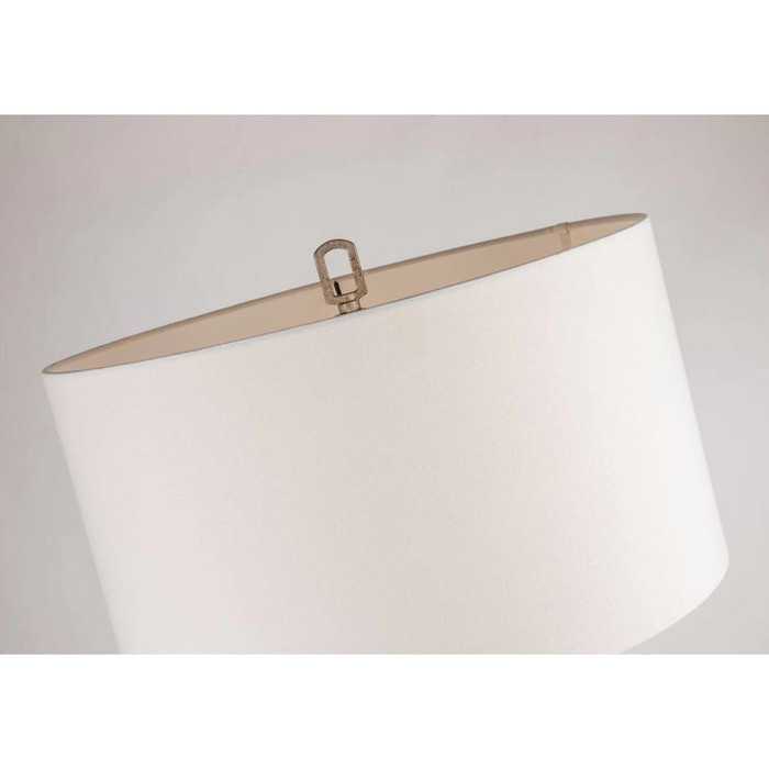 Lucas + McKearn Lemuria 33 Inch Table Lamp in Antique Silver
