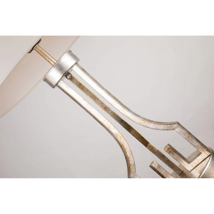 Lucas + McKearn Lemuria 33 Inch Table Lamp in Antique Silver